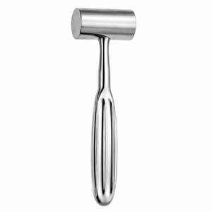 Maillet KIRK en acier inoxydable, tête de 1,5 pouce de diamètre, poids de 26 oz, ZETOMEDPRO - Product Image 1