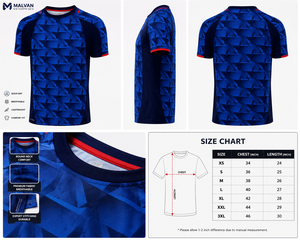 Custom Printed Men's Sublimation <b>Soccer</b> Jersey Quick Dry Breathable Anti-Bacterial Anti-UV Polyester Short Sleeve Sports - Product Image 5