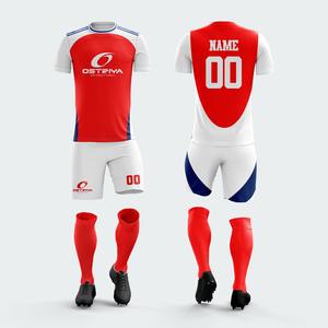 2026 Custom Men new Soccer uniform Short Sleeve tShirt Football Sublimation Soccer Suit Breathable Football Team Uniform Men - Product Image 1