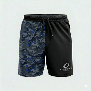 Shorts de sport pour hommes à prix abordable, style décontracté, taille mi-haute, respirants, avec logo personnalisé sur le devant, couleur unie, légers - Product Image 3