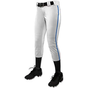 Pantalons de sport professionnels pour femmes avec/ sans passepoil / pantalons de softball ajustés personnalisés pour jeunes/adultes hommes, vente en gros de pantalons de baseball à faible MOQ - Product Image 4