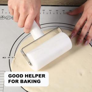 White Marble Rolling Pin Perfect for <b>Pizza</b> Base Dough Preparation Home Baking Restaurant Bakery Cafe Pastry And Bread <b>Tool</b> - Product Image 5