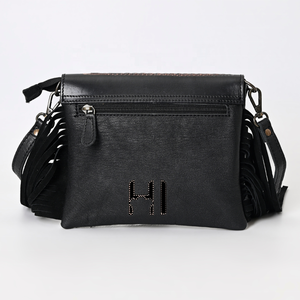 Vintage Cowhide Suede Mini Crossbody Bag | Hand Carved Leather Shoulder Bag | Adjustable Strap Zipper Purse - Product Image 3