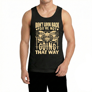 Custom Made Men's Graphic Sublimation Muscle Tank <b>Top</b> Casual Fashion Sleeveless Shirt Wholesale Bulk Streetwear Fitness Tank <b>Top</b> - Product Image 5