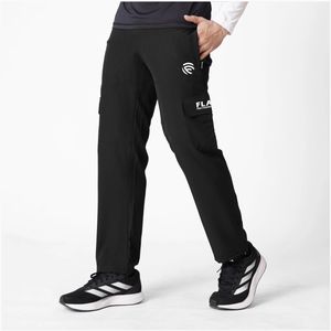 Pantalon noir coupe décontractée pour homme - Product Image 1