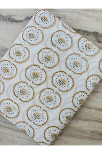 Pure Cotton Fabric Hand Block Printed with Natural Vegetable Dye Lightweight Soft for Womens <b>Dresses</b> Covers by Yard - Product Image 3
