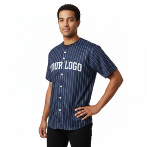 Camiseta de Béisbol Sublimada Personalizada para Equipos Deportivos, Manga Corta, Tallas Grandes, con Logotipo y Nombre Personalizados - Product Image 5