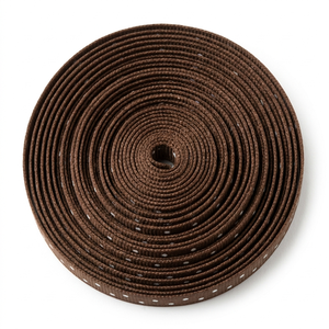 Cinta Grosgrain de 6mm con Puntos Blancos sobre Fondo Marrón Chocolate para Lazos de Boutique, Envoltura de Regalos, Recuerdos de Fiesta y Decoración - Product Image 2