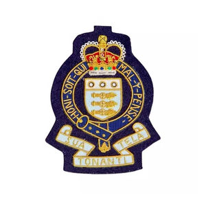 Badge de blazer de club de karaté OEM brodé à la main personnalisé avec épingle de sûreté pour arbitre d'arts martiaux - Product Image 5