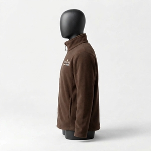 Veste en polaire décontractée pour homme grande taille, veste en polaire écologique pour l'automne et l'hiver pour homme - Product Image 4