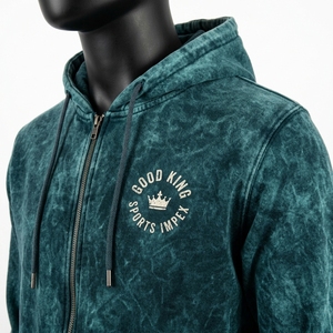 Chándal de Invierno de Alta Calidad con Capucha, Ligero, Transpirable, Corte Regular, Lavado Ácido, Unisex, Ropa Urbana - Product Image 6