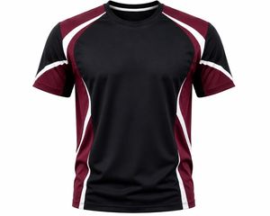 Camiseta Deportiva Azul Marino para Hombre, Manga Corta, Cuello Redondo, Secado Rápido, Corte Regular, Tejido de Poliéster, Diseño Estampado, 220g - Product Image 3