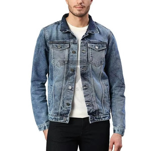 <b>Men's</b> Stylish Jean <b>Jacket</b> Casual Wear OEM Wholesale High Quality <b>Mens</b> Cotton Jeans <b>Jacket</b> Custom <b>Mens</b> <b>Denim</b> <b>Jacket</b> for Sale - Product Image 1