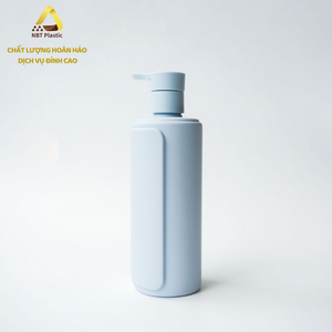 Botella de plástico HDPE de 500ml Bomba de espuma de patrón vertical Suministrado directamente Fabricante de Vietnam para champú Loción cosmética - Product Image 1