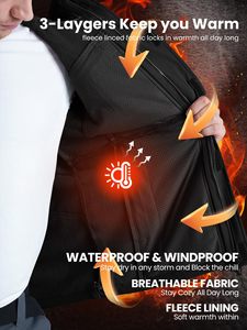 Veste Softshell Homme Style Unique en Gros, Imperméable et Respirante pour l'Hiver, Coupe-Vent - Product Image 6