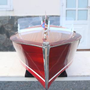 CHRIS CRAFT BARREL BACK 1940 - Version grand format - Modèle de bateau rapide américain en bois fait main - Product Image 4