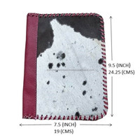 Funda de Biblia de Cuero de Vaca con Pelo de Lujo 2026, Fundas de Cuero Genuino de Alta Calidad para Libros, Diarios, Cuadernos de Viaje y Escritura