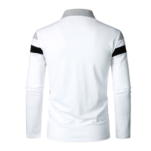 Mens Slim Fit Breathable Casual Knitted for <b>Shirt</b> Long Sleeve Winter 100% <b>Polyester</b> - Product Image 3
