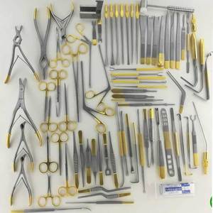 Ensemble d'instruments de rhinoplastie Azicon de 83 pièces en acier inoxydable, outils de chirurgie plastique nasale, osteotomes, ciseaux, pinces - Product Image 6