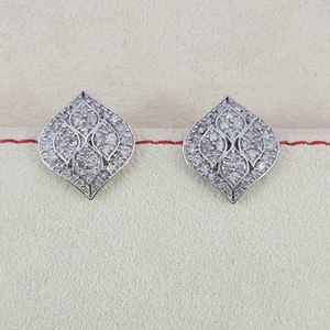 Round Cut Natural Diamond Ladies <b>Stud</b> Earrings Womens 1.29 Cttw 925 <b>Sterling</b> <b>Silver</b> Prong Set Trendy Wholesale Jewelry - Product Image 5