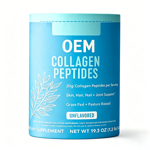 Péptidos de Colágeno OEM ODM en Polvo, 20 g por Porción, de Animales Alimentados con Pasto, Sin Sabor, GMP, Halal, para Marca Privada, 548 g - Product Image 1