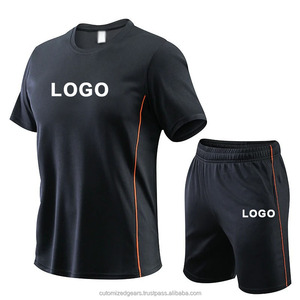 <b>Men</b> <b>T</b>-<b>Shirt</b> <b>Sets</b> Summer Sports Two-Piece <b>Set</b> Quick-Drying Sweat-Absorbing <b>Short</b> Sleeved <b>T</b>-<b>Shirt</b> <b>and</b> <b>Shorts</b> for Running - Product Image 5