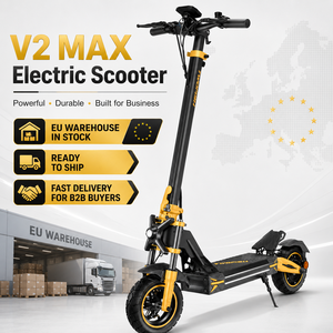 Trottinette électrique <span class=keywords><strong>V2</strong></span> MAX à double moteur, puissance de pointe 1640W, 48V 20Ah, longue autonomie, trottinette tout-terrain pour adultes, stock en entrepôt UE - Product Image 1