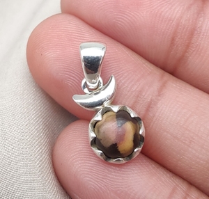 Colgante de Cabujón Redondo de Citrino Natural en Plata de Ley 925, Joyería Vintage para Mujer, Ideal para Fiestas, Proveedor Mayorista - Product Image 4