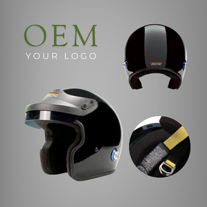 Nuevo Casco de Automovilismo Profesional FIA HE-01 de TBRACING, Certificado FIA 8859-2015 y SNELL SA2020, Hecho en Taiwán con Garantía - Product Image 1