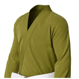 Tenues d'arts martiaux personnalisées à bas prix, ensembles d'uniformes de karaté, qualité supérieure, polyester/coton respirant, unisexe, adulte - Product Image 4