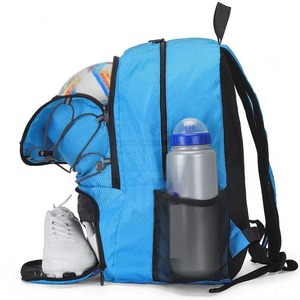 Mochila Deportiva Azul de Nailon con Bolsillo Lateral de Malla, Capacidad de 50-70L para Almacenamiento de Equipo de Fútbol para Niños - Product Image 5