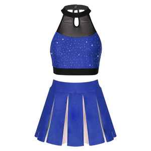 Tenue de cheerleading dernière génération conçue pour un confort optimal en mouvement et un impact visuel saisissant, idéale pour les événements et les séances d'entraînement. - Product Image 6