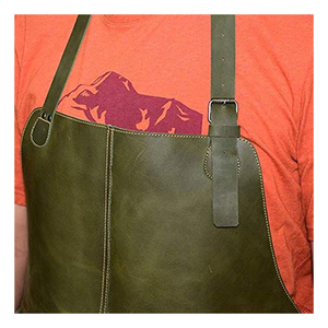 Tablier de protection unisexe sans manches de haute qualité, personnalisé, avec motif gaufré tendance, idéal pour la soudure, la restauration et les bars - Product Image 3