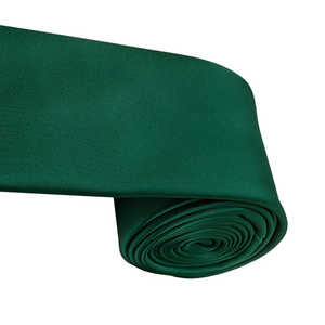 เนคไทผ้าซาตินไมโครไฟเบอร์ทอแบบแจ็คการ์ดสีพื้นเรียบสำหรับผู้ชาย ปรับแต่งได้  ผ้าโพลีเอสเตอร์  ขนาดยาวพิเศษ สีพื้น - Product Image 5