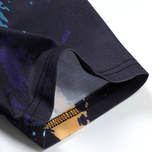 Chemise décontractée respirante unie pour homme, manches courtes, haute qualité, impression de logo personnalisé, style vintage, vente en gros - Product Image 5