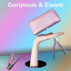 Juego de manicura y pedicura de color sólido, alta calidad, larga duración, para viaje, herramientas de pedicura, calidad de salón, en venta. - Product Image 4