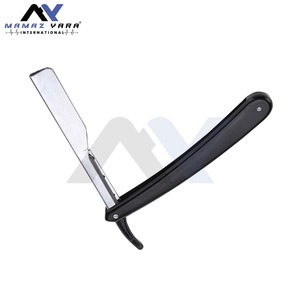 Professional Stainless Steel Straight <b>Razor</b> Blade Holder Safety Lock Guard Barber Shaving Grooming Tool for <b>Men</b> - Product Image 3