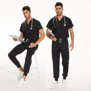 Conjuntos de Uniformes Médicos Premium para Mujer, Personalizables, Uniforme de Enfermera de Hospital, Top con Cuello en V, Pantalones Jogger, Ropa de Trabajo para Doctoras y Enfermeras - Product Image 4