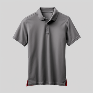 Polo d'été personnalisé à manches courtes blanc pour homme, vêtements de travail avec motif imprimé et logo brodé - Product Image 3