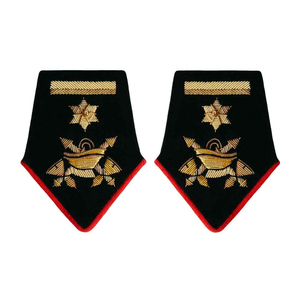 Écusson brodé personnalisé à coudre, motif étoile dorée, insignes en tissu noir, forme irrégulière, décorations pour vêtements - Product Image 6