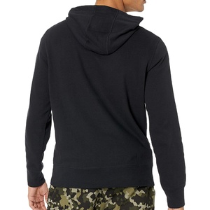 Sudaderas con Capucha Negras de Primera Calidad para Hombre, 100% Algodón, Técnica de Impresión y Bordado, Teñido Liso, Venta al Por Mayor - Product Image 4