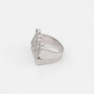 Full Pave Cubic Zirconia Diamond <b>Statement</b> <b>Ring</b> - Product Image 1