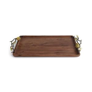 Bandeja de Servir de Madera Desechable Ecológica de Último Diseño con Asas de Lujo Hechas a Mano, Decorativas y Seguras para el Contacto con Alimentos - Product Image 4