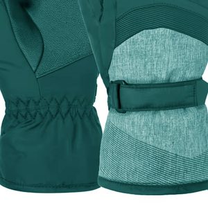 Gants de ski d'hiver robustes, gants thermiques à doigts complets pour les sports de neige, les aventures en plein air, avec sangle de poignet réglable - Product Image 3