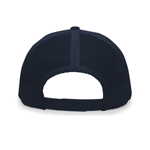 Casquettes de camionneur en mousse et maille avec logo personnalisé, casquettes vierges à 5 panneaux en maille et daim - Product Image 3