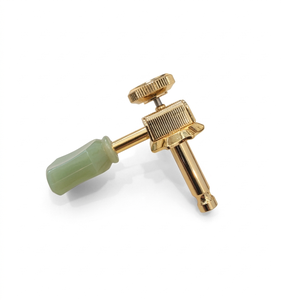 Afinadores con Bloqueo de Estilo Vintage BBSTONE Hechos en Corea, Dorados, Configuración 3+3, Relación 16:1, Llaves Tipo Tulipán para Guitarra Eléctrica Estilo Les Paul - Product Image 6