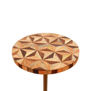 โต๊ะข้างทำจากไม้แนววินเทจสำหรับเครื่องดื่มดีไซน์ทันสมัยตกแต่งบ้านสุดสร้างสรรค์สไตล์ใหม่สำหรับบ้านออฟฟิศขายดี - Product Image 3