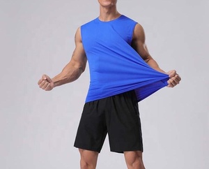 Débardeur de musculation pour hommes en polyester 100% respirant, à séchage rapide et écologique, avec broderie 3D, style American Trench, vente en gros - Product Image 4