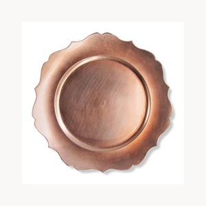Assiette de Présentation Métallique Décorative Élégante Personnalisée Nouvelle Arrivée Nouveau Design Premium pour Table de Mariage - Product Image 2