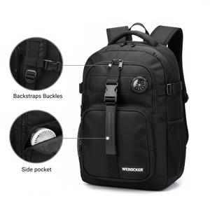 Bolsa Deportiva de Viaje Cadora, Resistente al Agua, Portátil, Gran Capacidad, con Compartimento para Zapatos, Unisex, Ligera, Plegable, para Gimnasio - Product Image 5